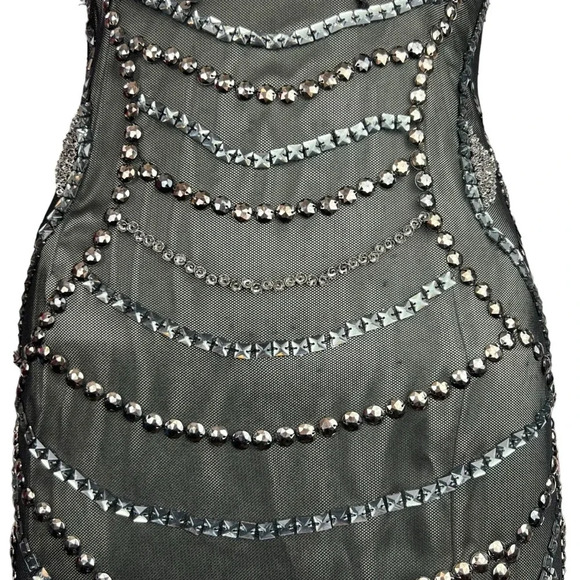 NWT Carlos Miele Embellished Silk Gown - Picture 5 of 16